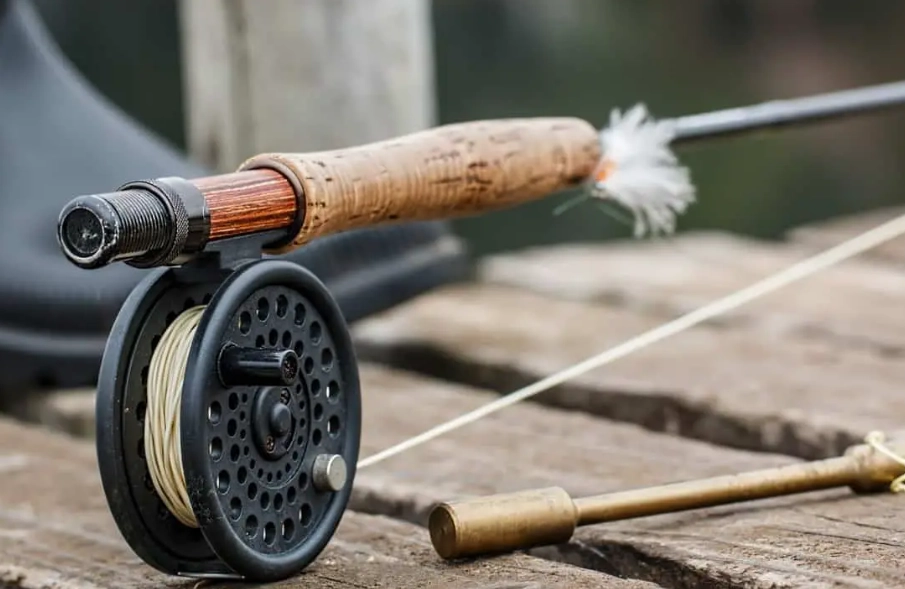 fly fishing rod setup