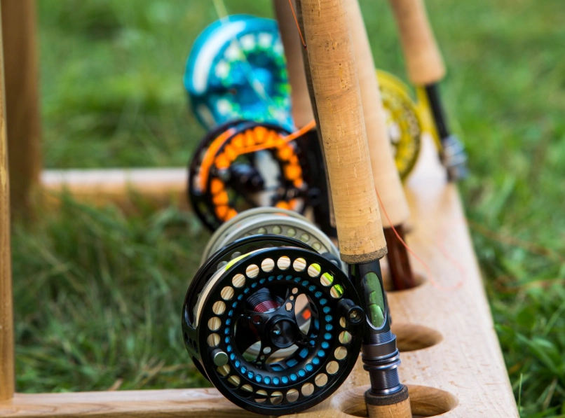 fly fishing rod setup