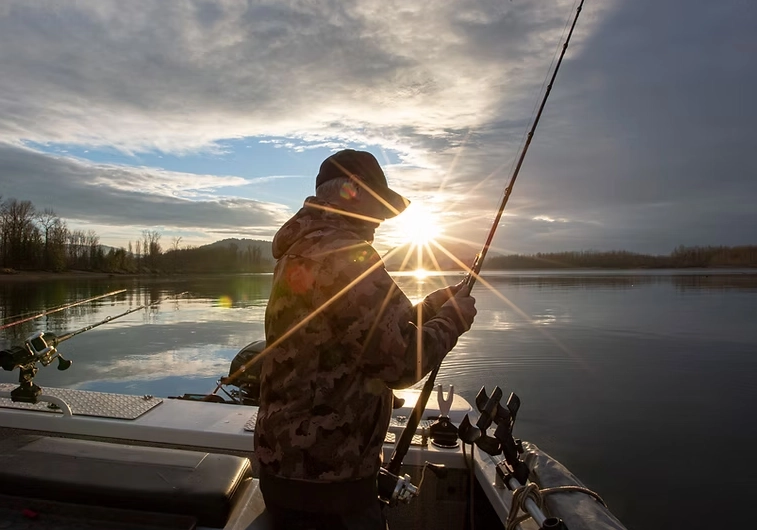 river fishing setup