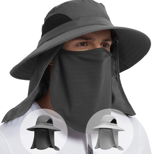 best fishing hats with neck flap