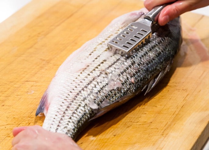 fish gutting and scaling fish gutting and scaling