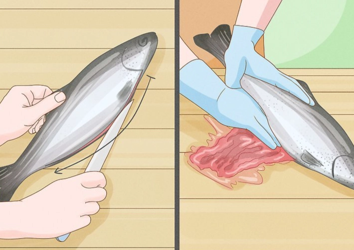 how to clean a fish